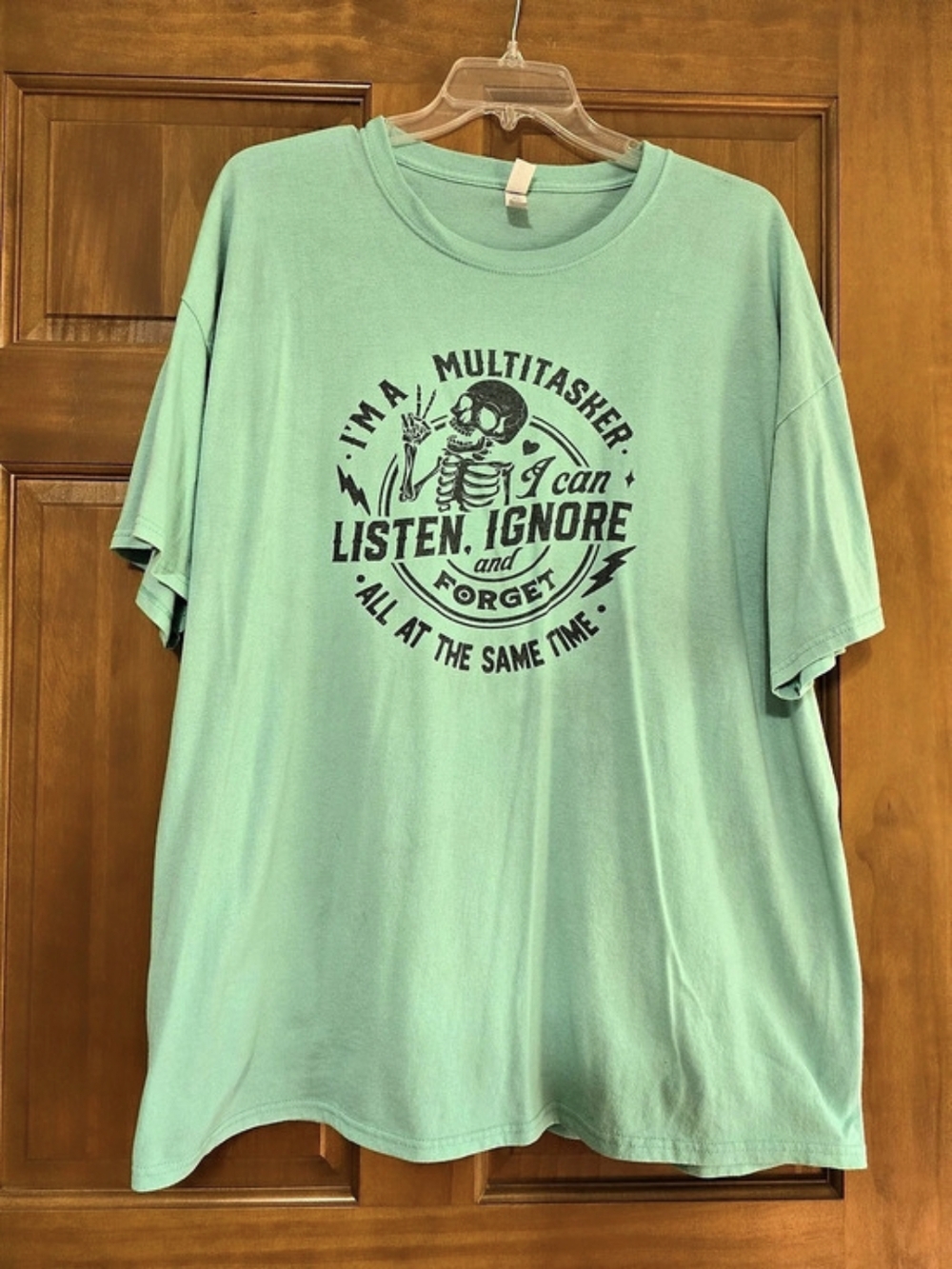 Jerzees Dri-Power Multitasker Skeleton T-Shirt 3XL